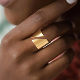 Modern Band Ring 18K Gold