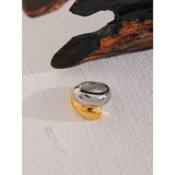 Twist Snake Dome 18K Gold Ring