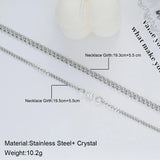 Classic Crystal Set 925S Silver Bracelets