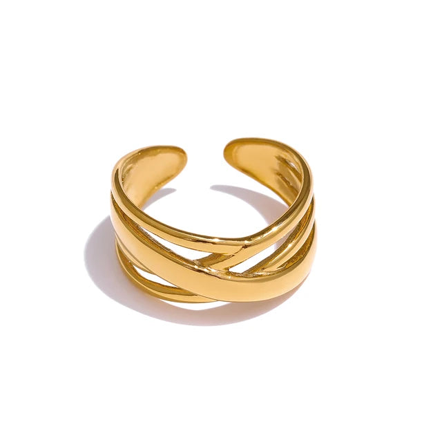 Minimalistic 18K Gold Ring