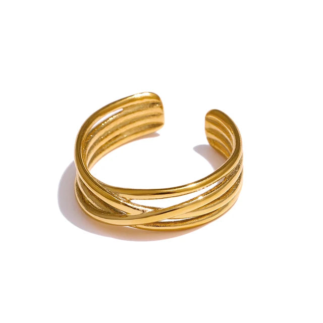 Minimalistic 18K Gold Ring