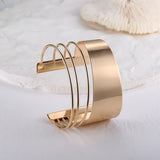 Oval Dome 18K Gold Bracelet