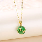 Sphere Pendant 18K Gold Necklace